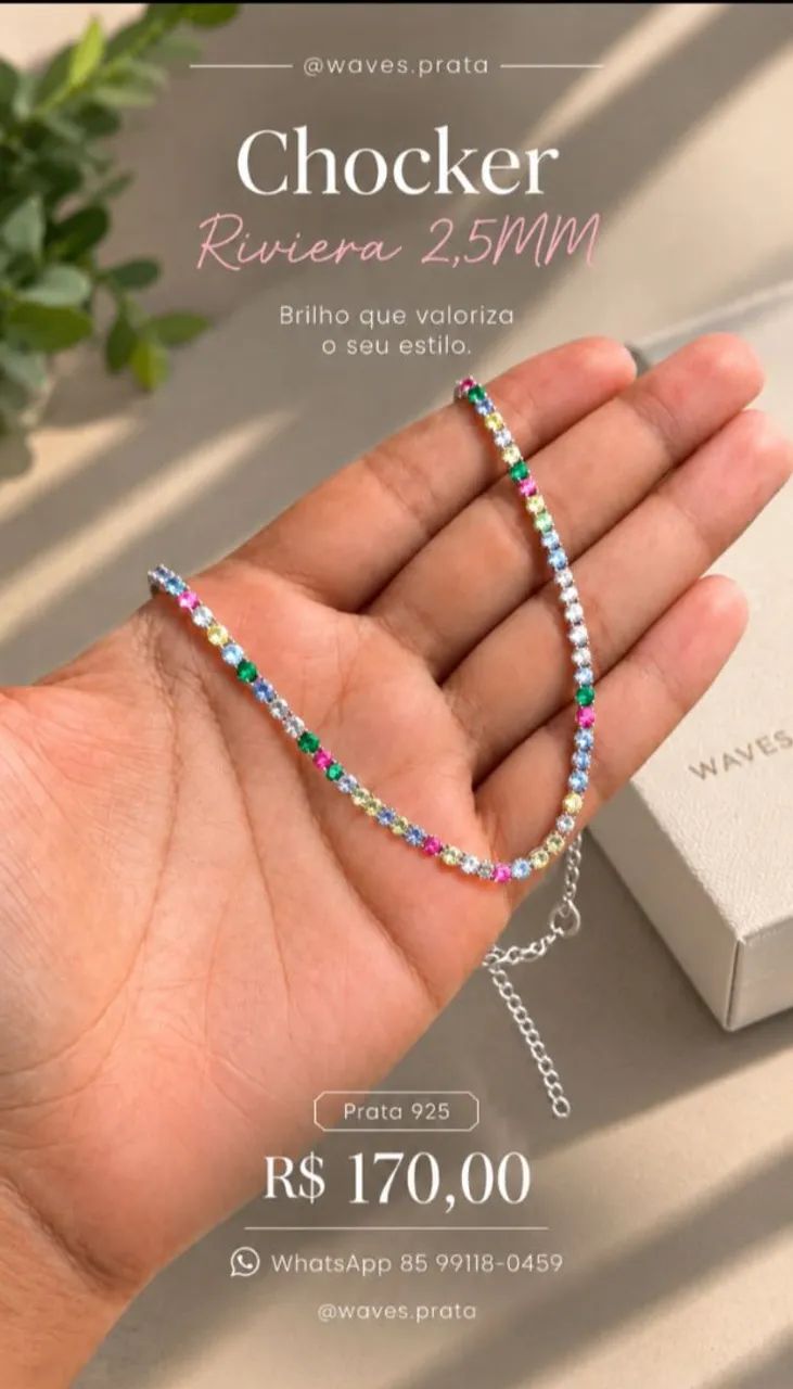 Chocker Riviera 2.5MM Prata 925 - Foto 2
