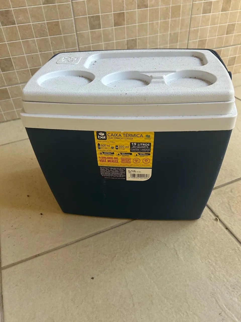 Caixa térmica Cooler com alça 