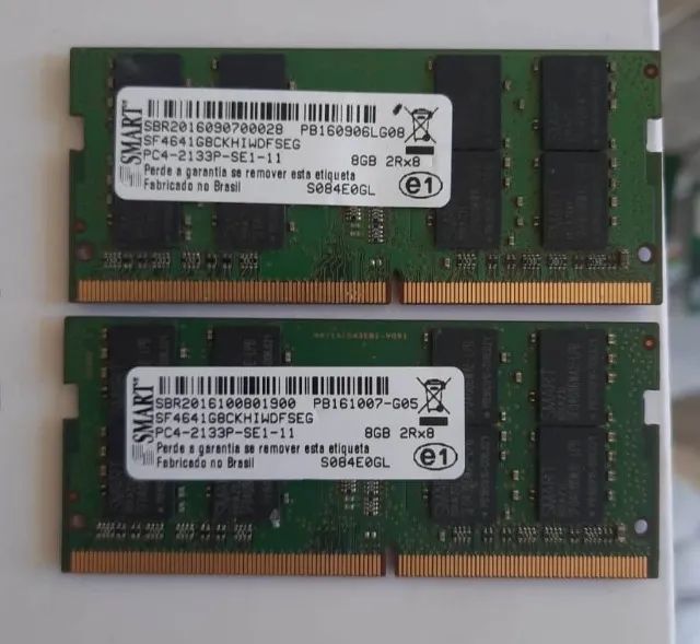 Memoria ddr4, 8 gigas Smart