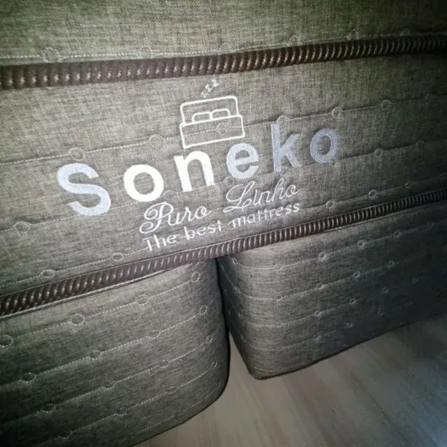 Colchão King Size (com massagem e cromoterapia) - Foto 4