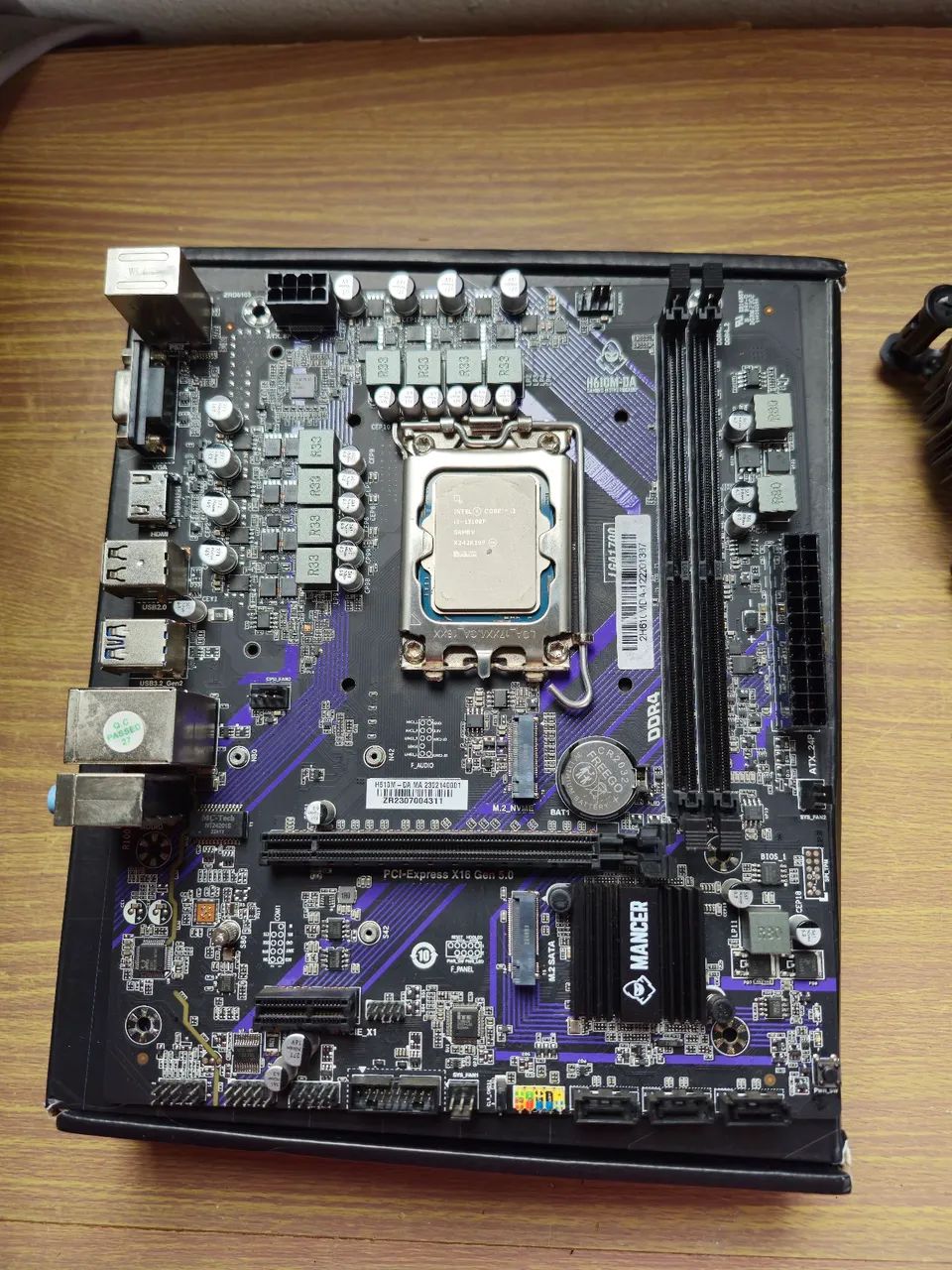 Kit upgrade Intel core i3 13100F + H610M-DA - Foto 3