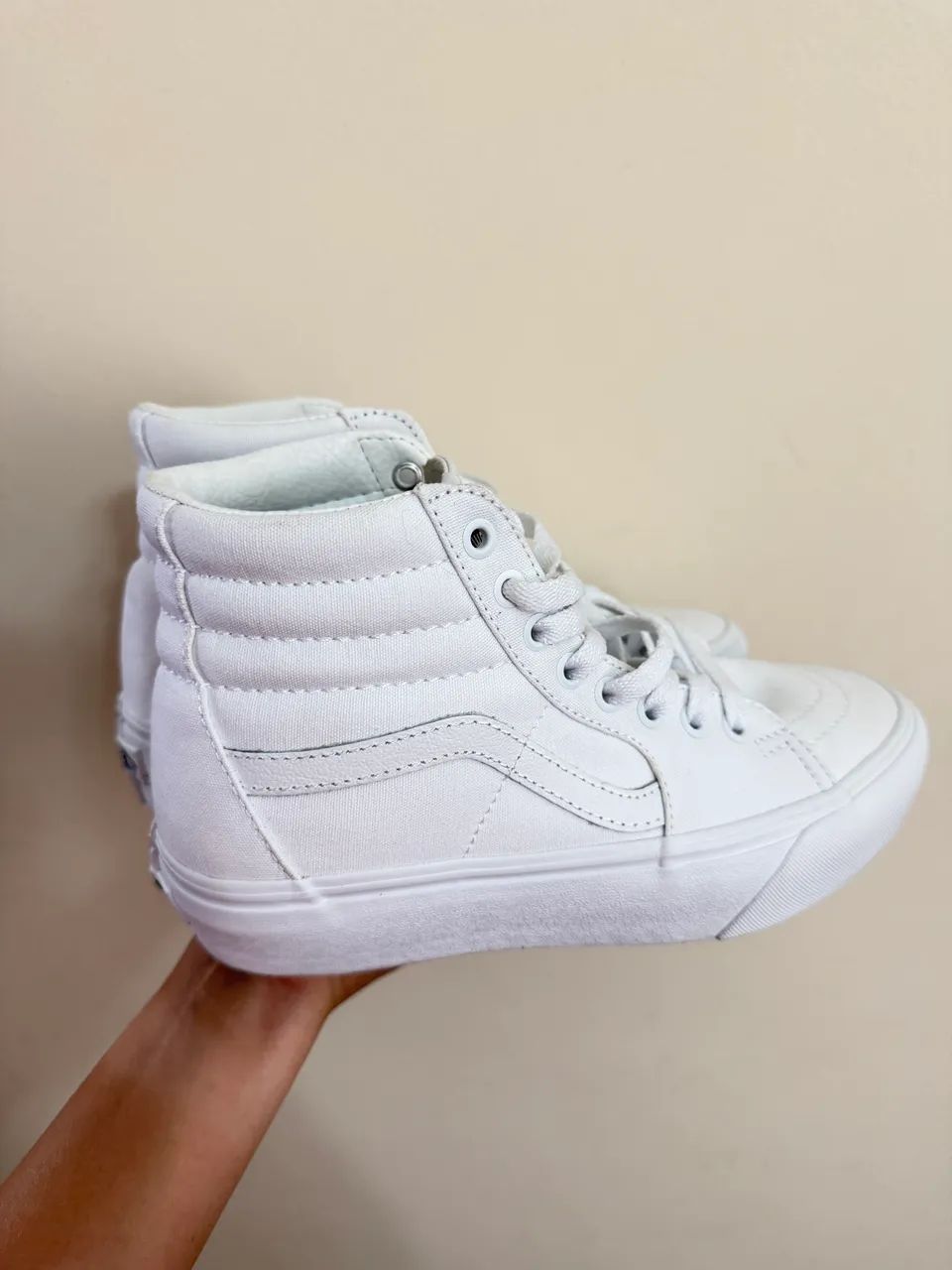 TÊNIS VANS SK8 HI PLATFORM 2.0 TRUE WHITE TRUE WHITE - Foto 4