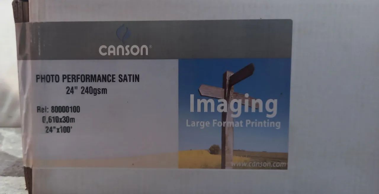 Papel canson  satin para impressora grandes formatos 