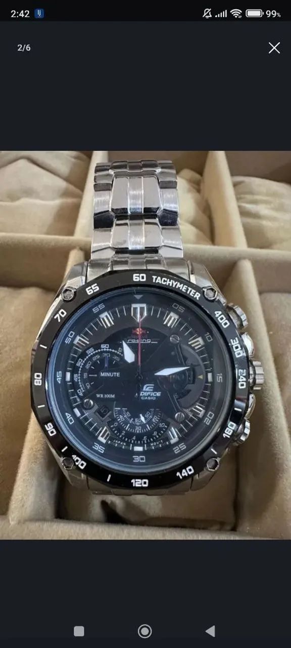 Casio Edifice Red Bull (EDIÇÃO LIMITADA) ORIGINAL