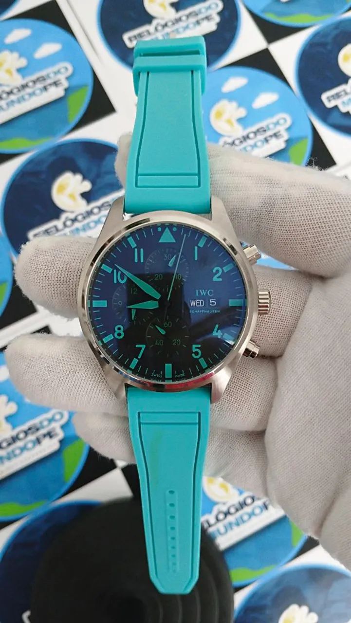 RELOGIO IWC SCHAFFHAUSEN AUTOMÁTICO VERDE  - Foto 3