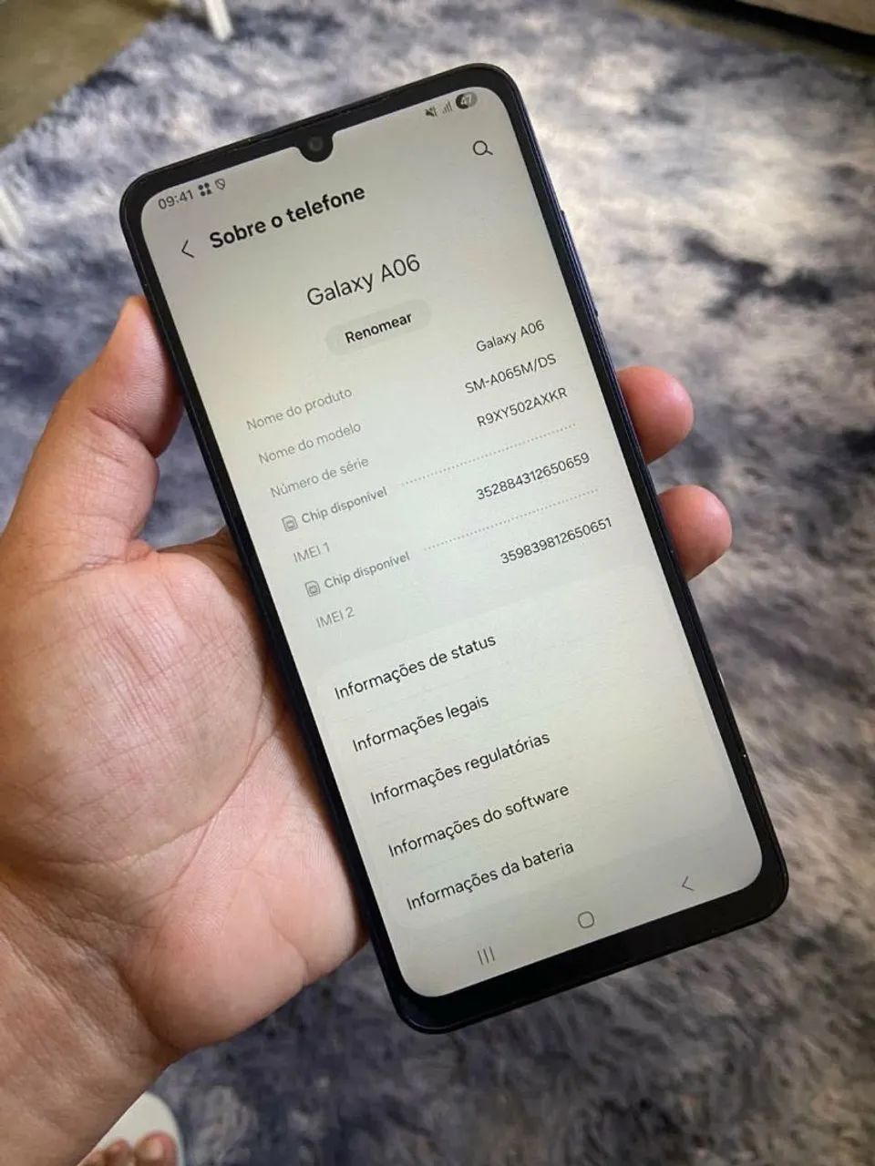 A06 128GB 4 DE RAM PLUS ESTADO DE NOVO MORO EM CG  - Foto 5