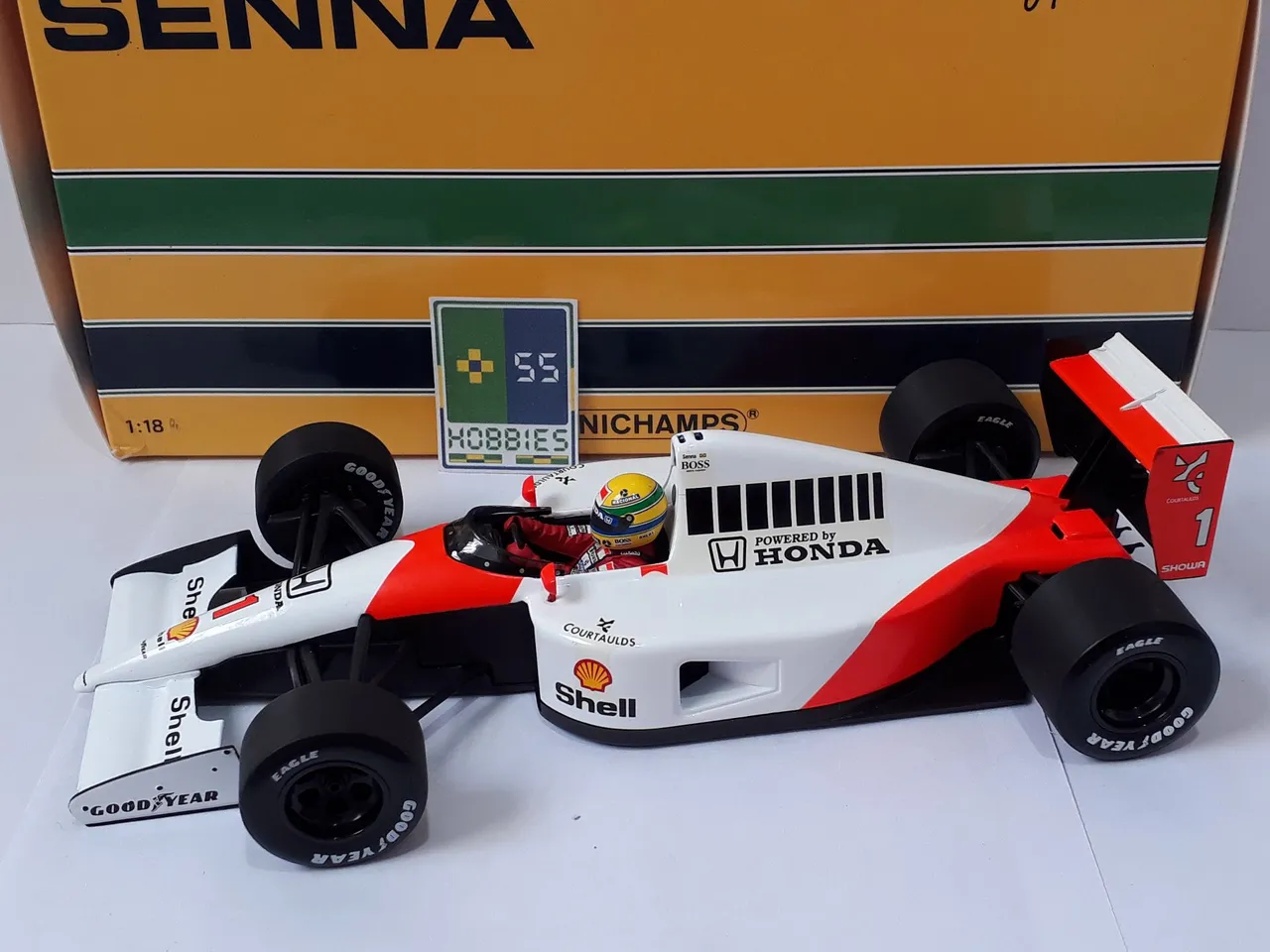 Minichamps McLaren MP4/4 Honda Turbo 1988 - Ayrton Senna - 1:43