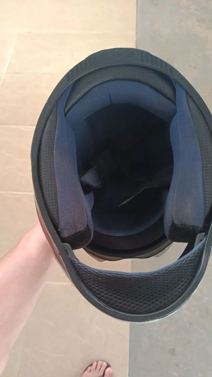 Capacete tamanho 58