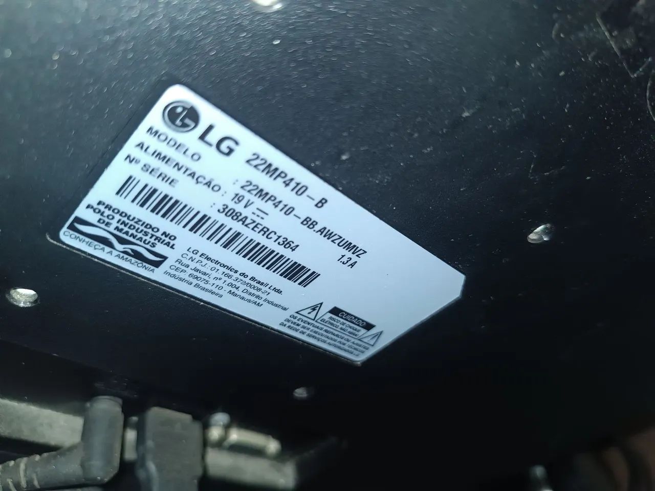 MONITOR LG 22 POLEGADAS TAXA DE ATUALIZAÇÃO 75 HZ - Foto 2