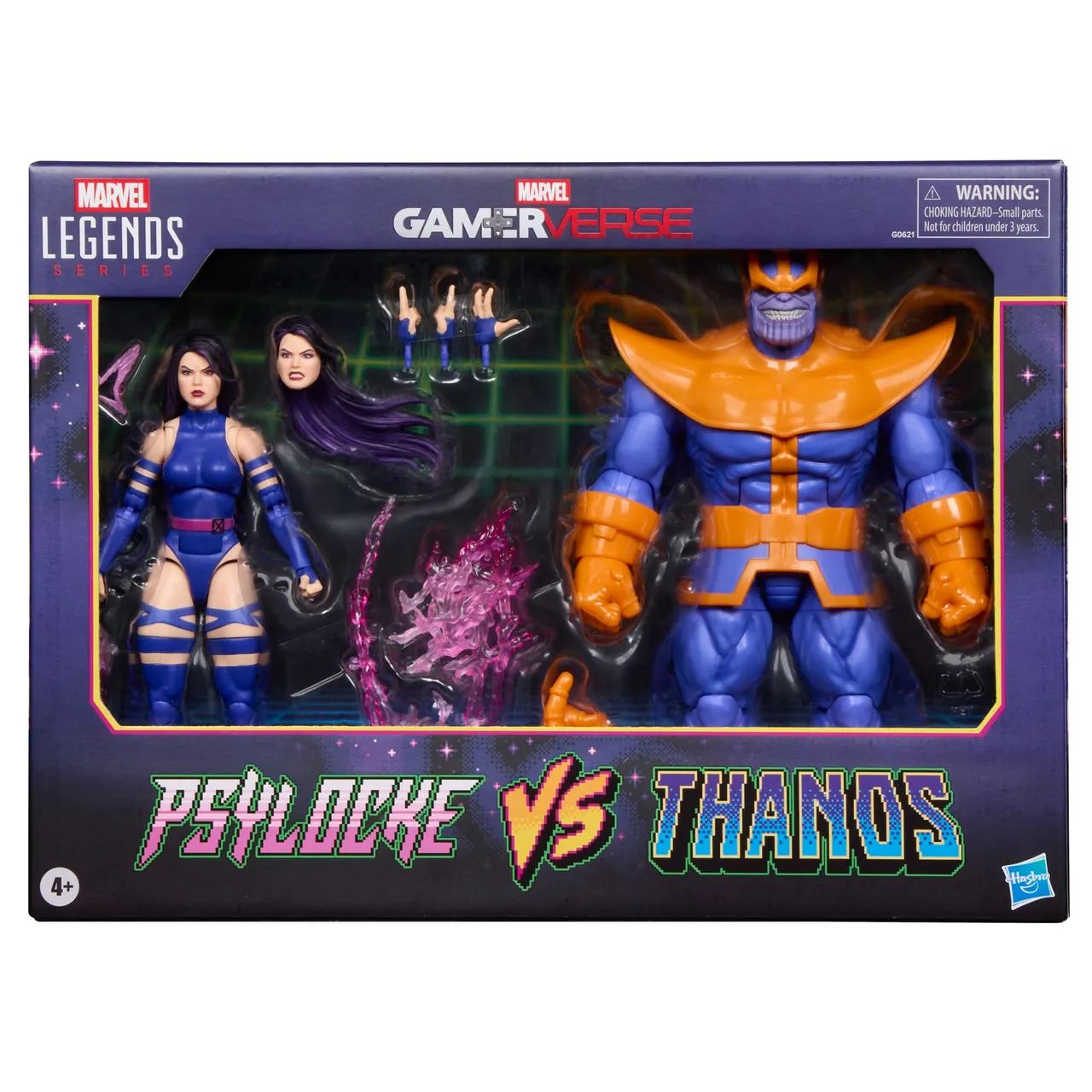 Exclusivo 2 pack psylocke e Thanos Marvel Legends 