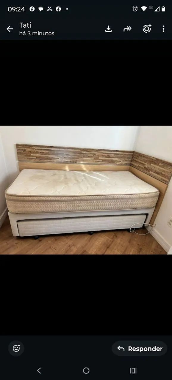Cama bicama solteiro com 2 colchões  - Foto 2