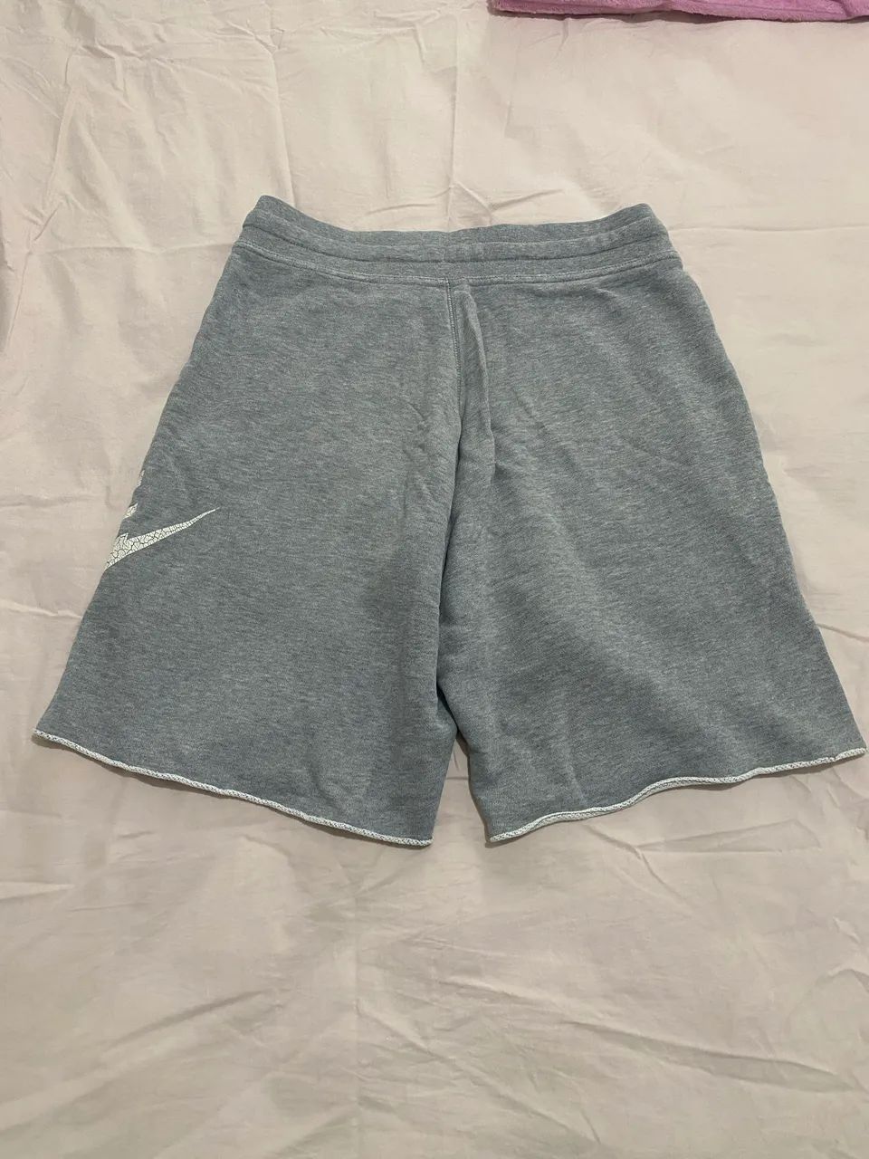 Bermuda Nike moletom cinza (M) - Foto 5