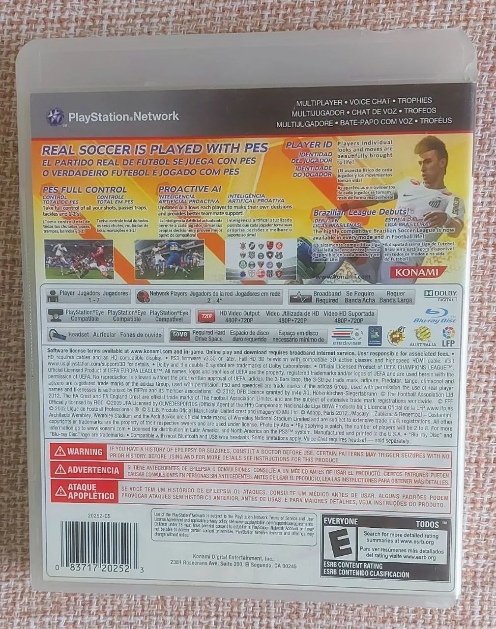 JOGO PS3 - PES 2013 - PRO EVOLUTION SOCCER  - Foto 2