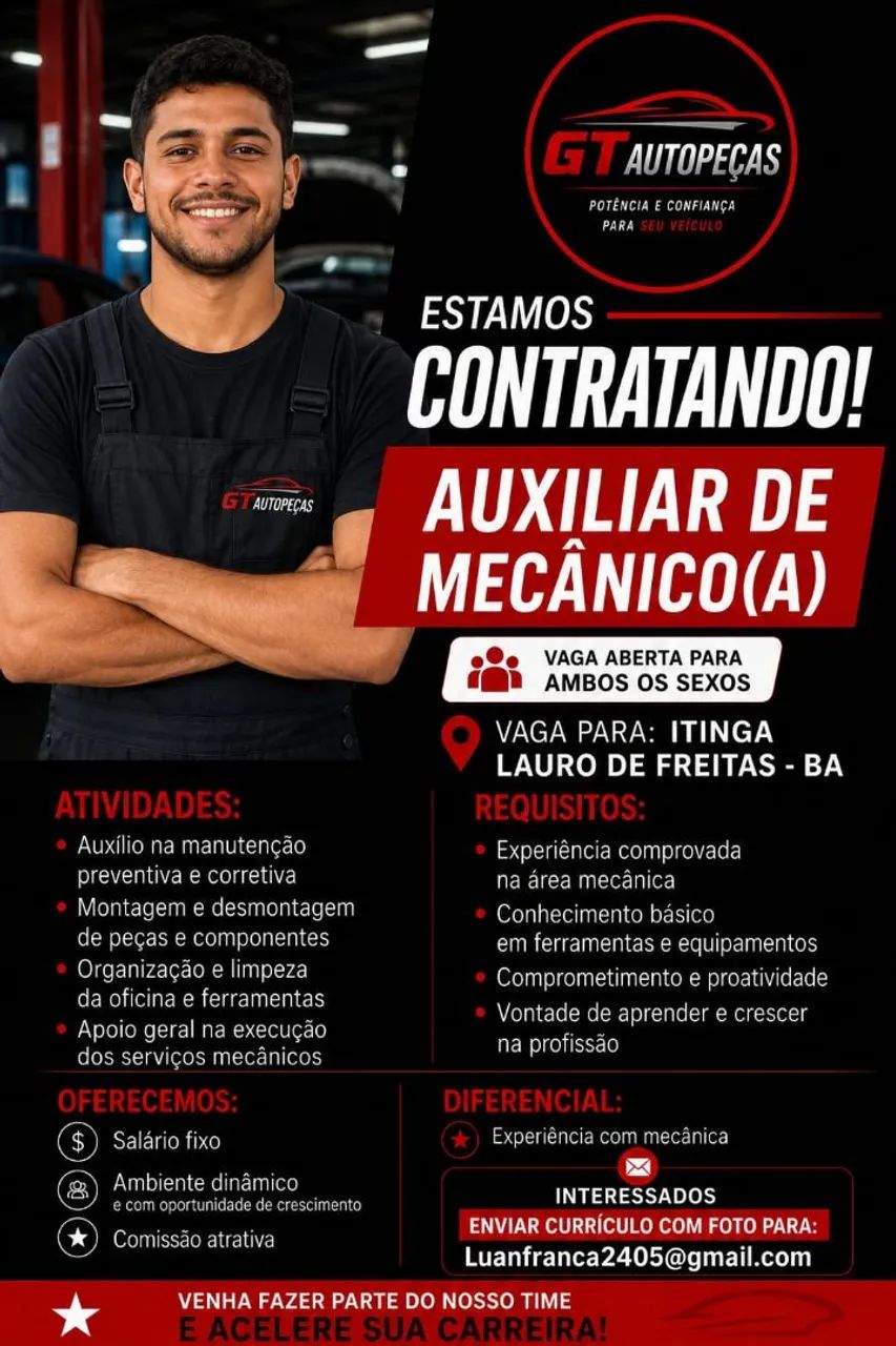 Vaga de emprego 