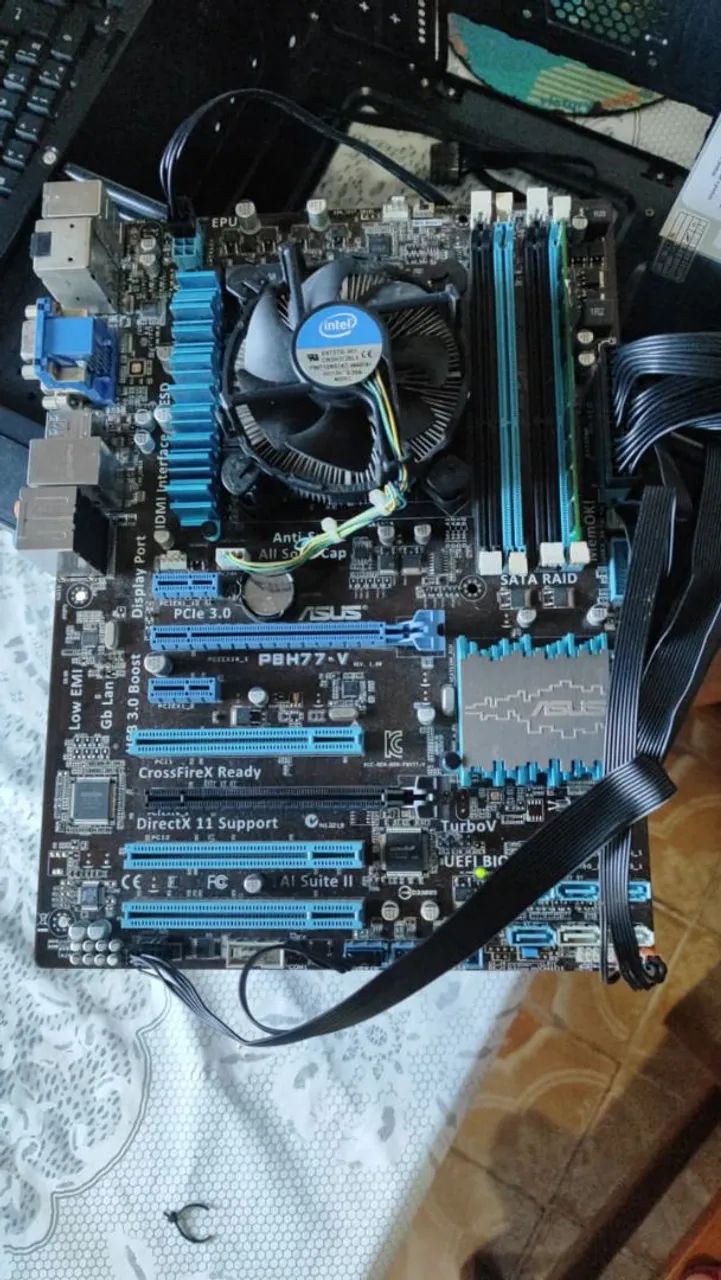 Kit placa + processador e cooler i5 3470  - Foto 4