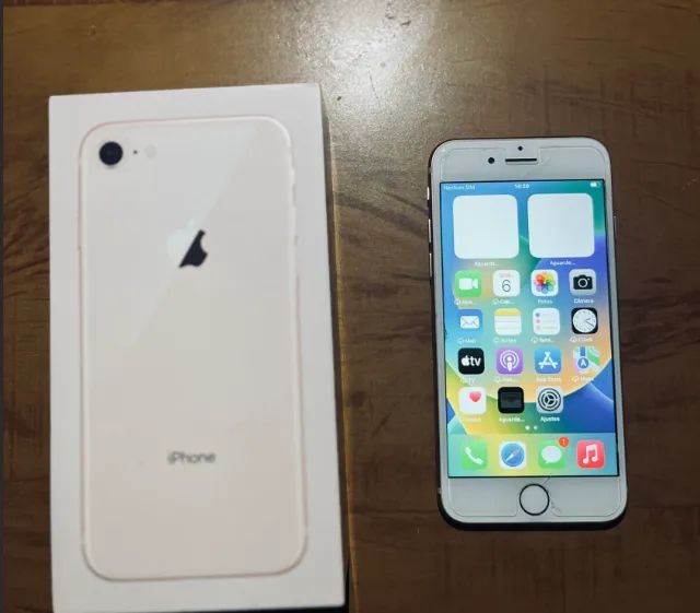 iPhone 8 Rose 256GB Impecável - Tudo OK - Celulares e Smartphones
