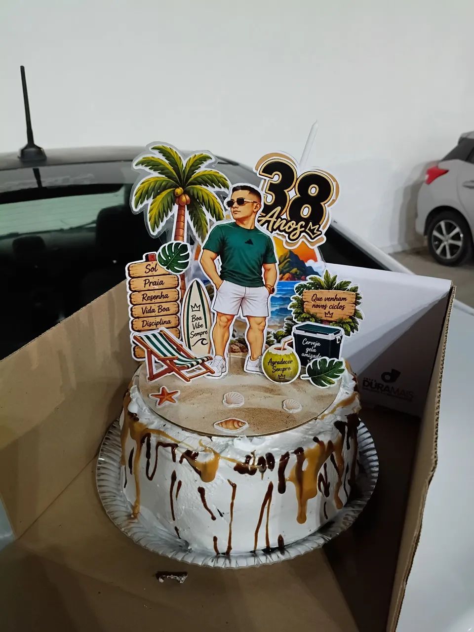 Topo de bolo cenário  - Foto 3