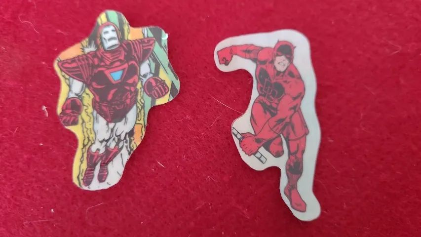 Lote 2 Adesivos Heróis Marvel Década de 1990