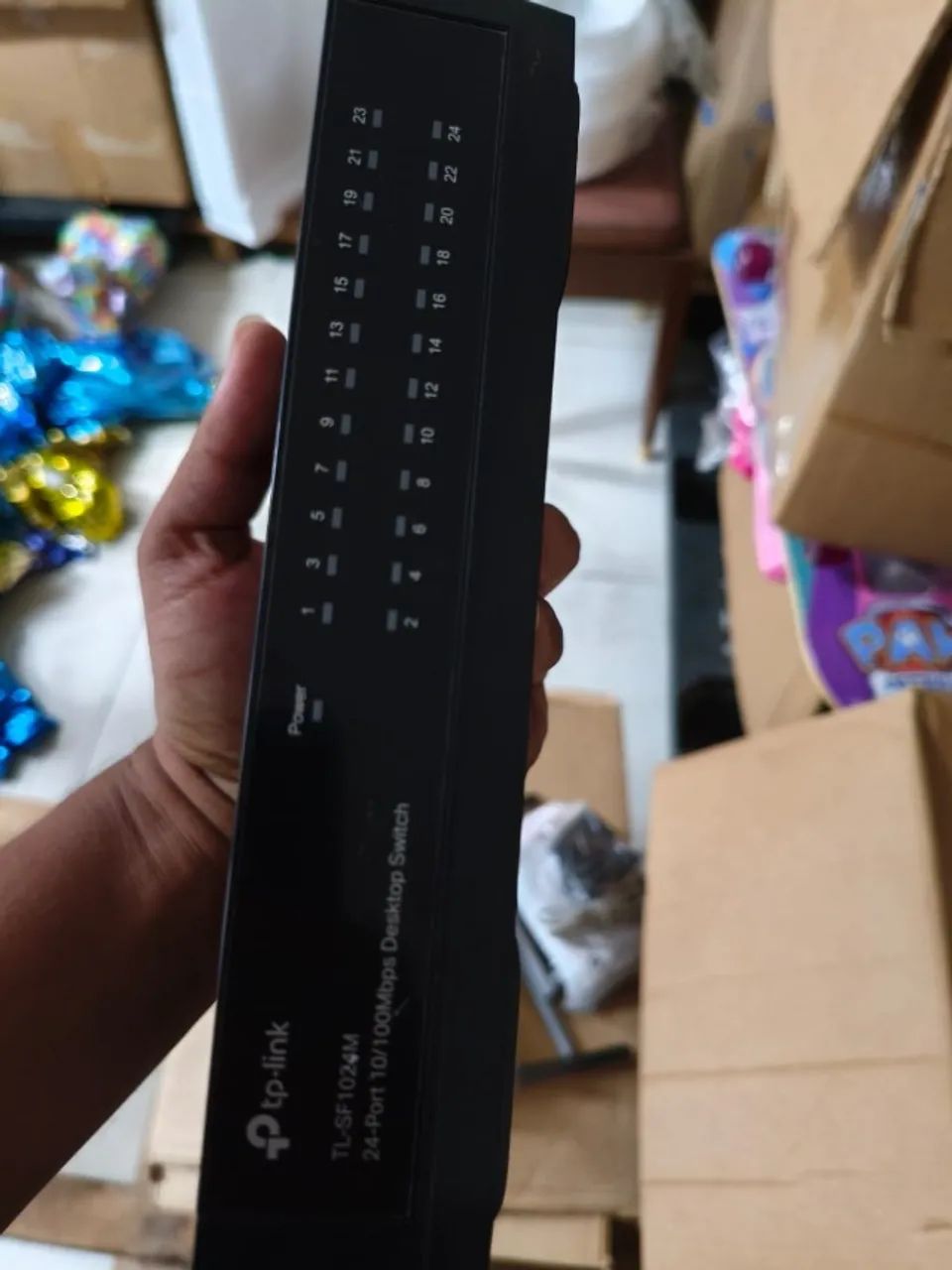 NOVO Switch TP-LINK TL-SF1024M 24 Port 10/100Mbps Desktop Switch - Foto 4