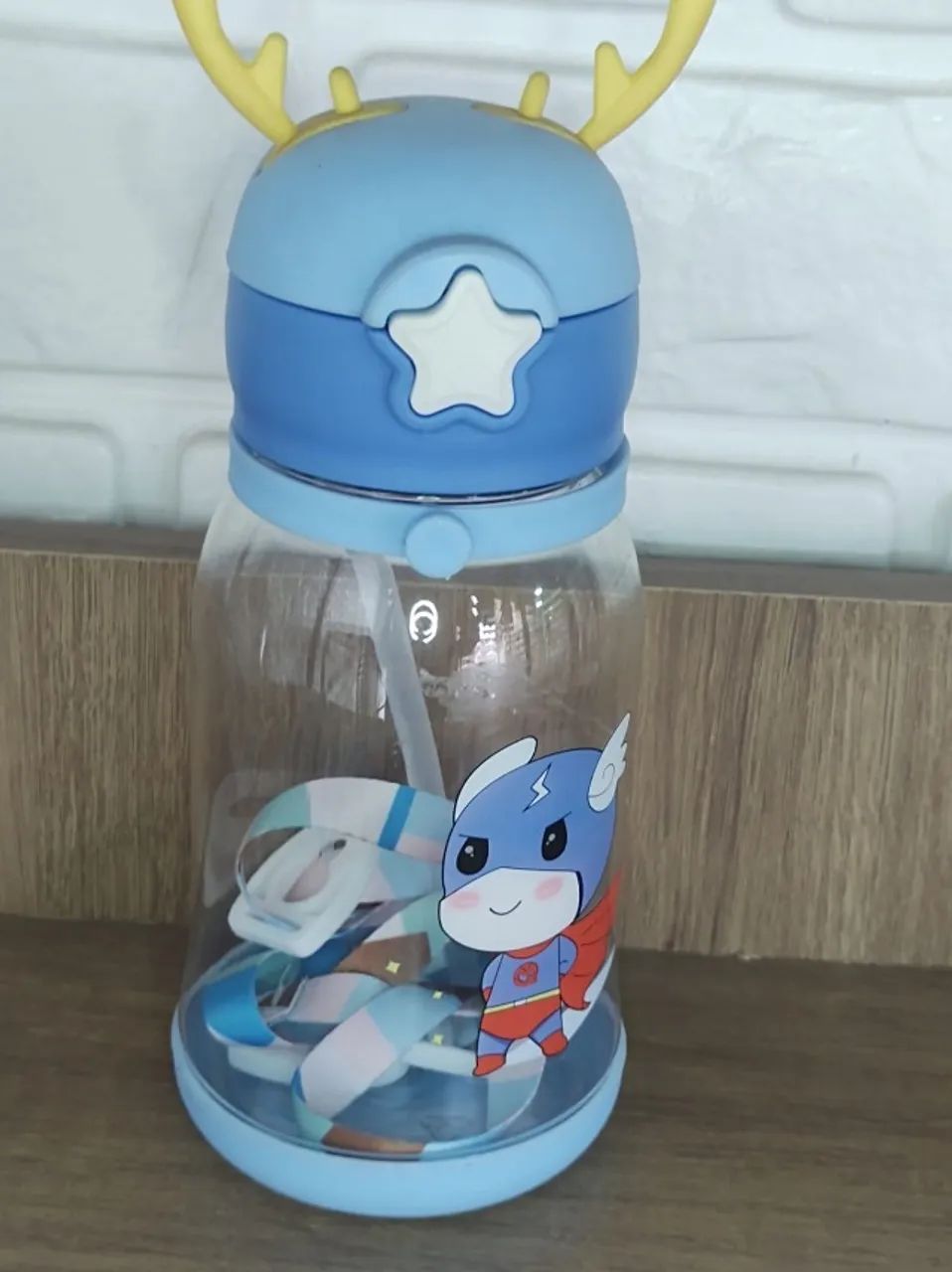 Garrafinha Infantil Decorada com Super Herói - Foto 4