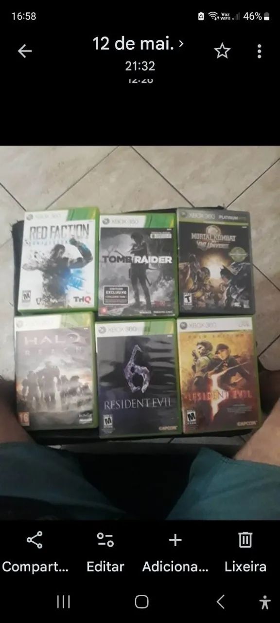 Jogos xbox 360 e knect