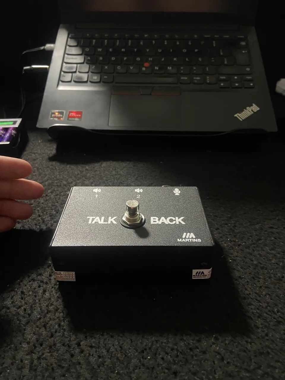 Pedal talkback usado 1 vez