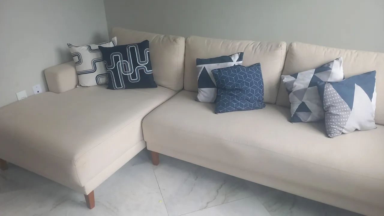 Sofá de canto em linho  - Foto 3