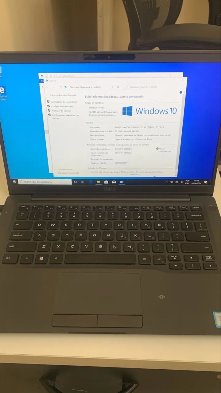 Dell latitude 7400 TouchScreen i7-8geração 1.9GHz - Notebooks