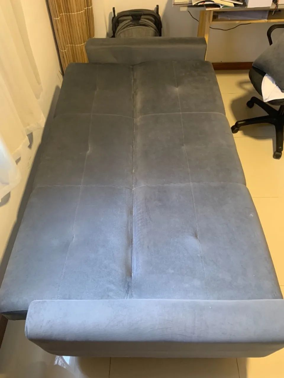 SOFÁ-CAMA DE CASAL COM BAÚ - Foto 4