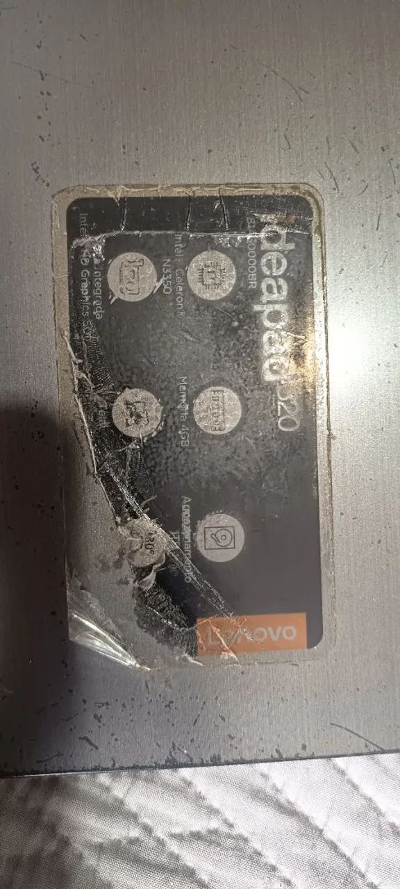 Notebook Lenovo IdeaPad 320 | Celeron N3350 | 8GB RAM | SEM HD/SSD - Foto 3