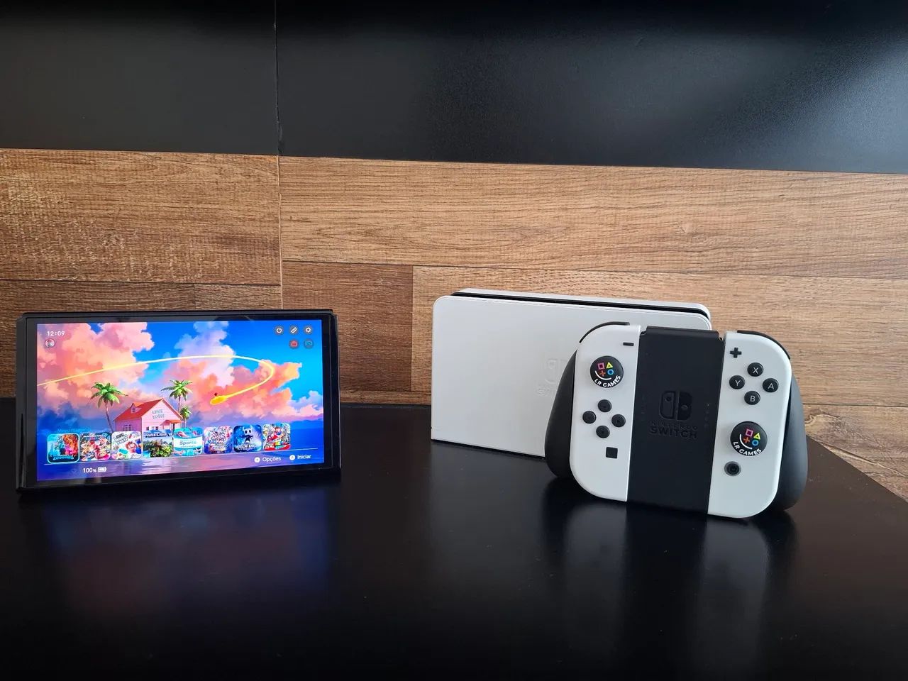Nintendo Switch Oled branco (desbloqueado)