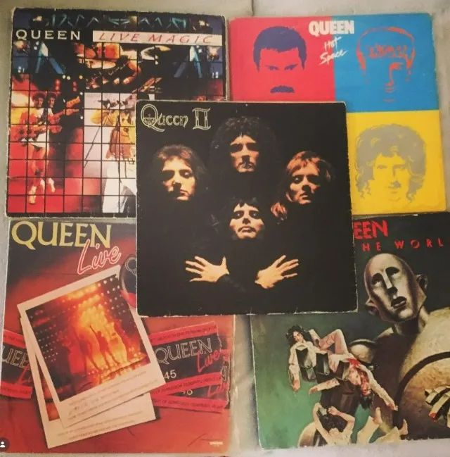 5 discos de vinil do Queen - CDs, DVDs etc - Bela Vista, São José