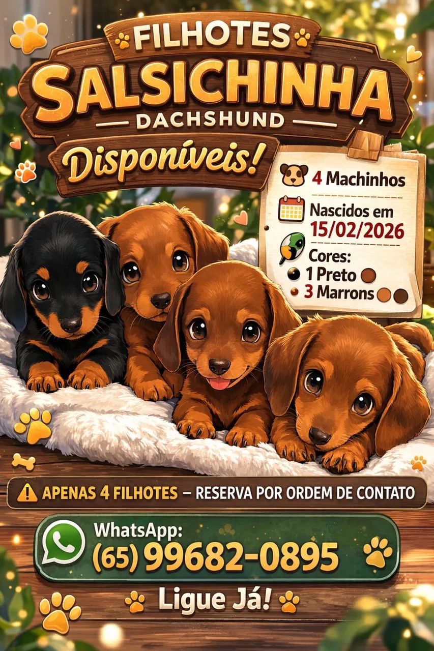 Filhote de dachshund 