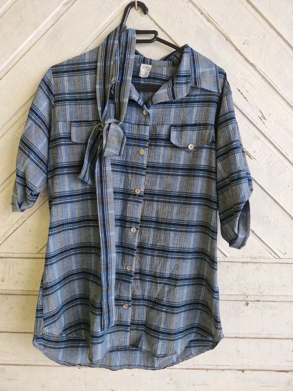 Camisa xadrez feminina  - Foto 2