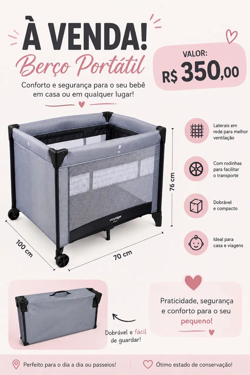 Berço portátil 