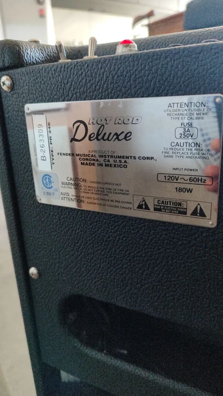 Fender valvulado hot deluxe  - Foto 3
