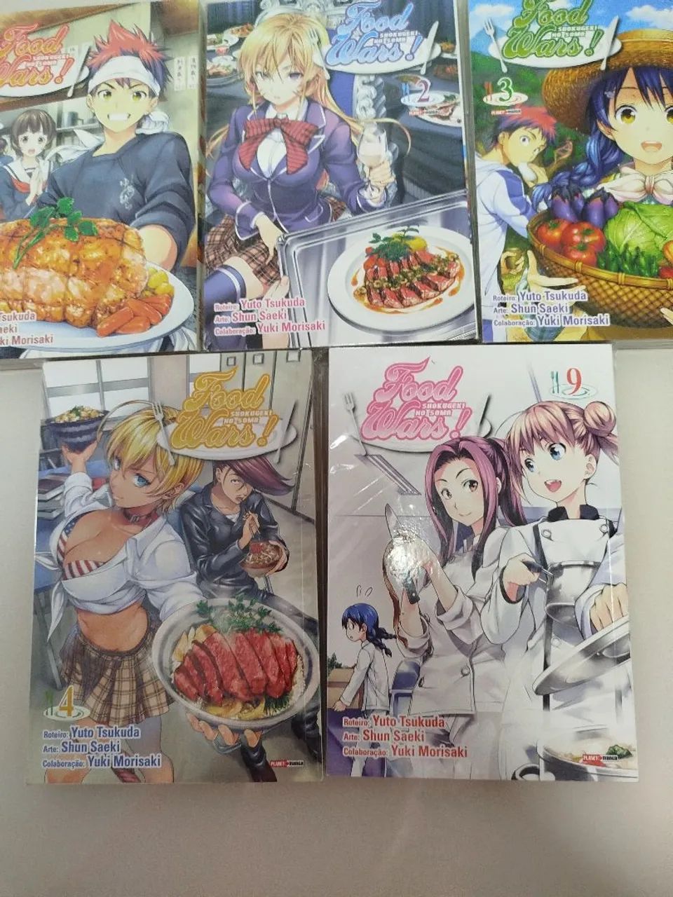 Food wars 1 ao 4 e 9 - Foto 4