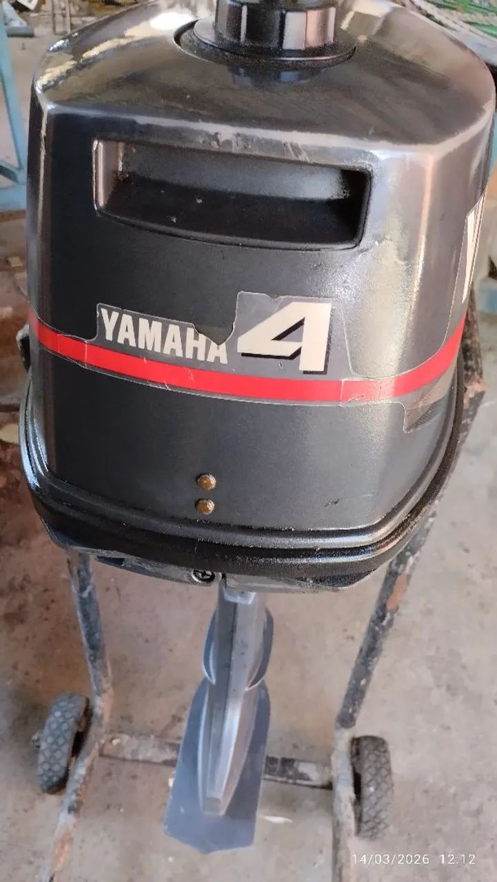 Motor popa Yamaha 4 HP ano 2010 - Foto 3