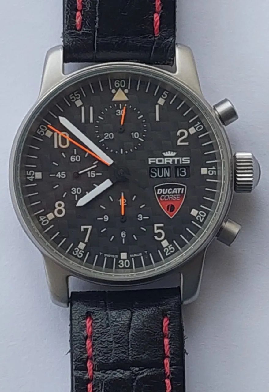 FORTIS DUCATI CHRONOGRAPH AUTOMÁTICO SWISS MADE ORIGINAL!!!! - Foto 2
