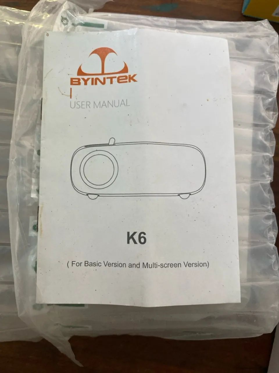 Projetor portátil byintek k6