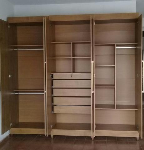 Guarda roupa casal 100%MDF lindissimo. 2.70 larg/ apenas 1799 a vista - Foto 2
