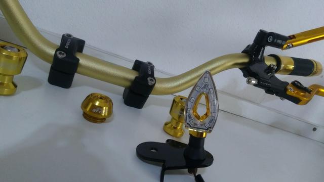 Kit Gold Special, Black, Red, Blue honda Del rey , Prata niquelado - Foto 9