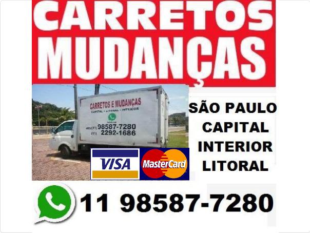 Fretes e Pequenas Mudanças - Trabalho Honesto com Compromisso - Mooca -Tatuapé - Belém