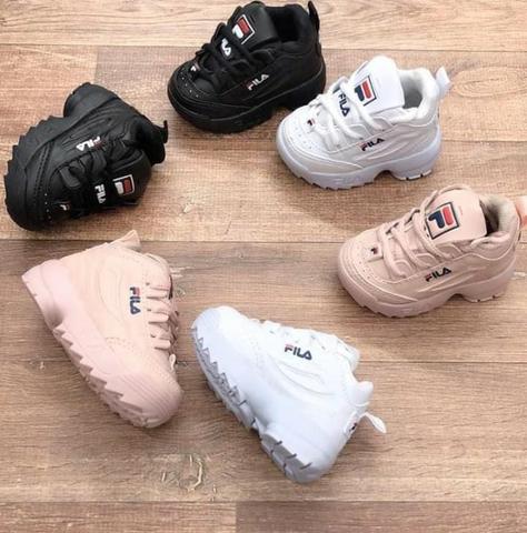 tênis fila infantil branco