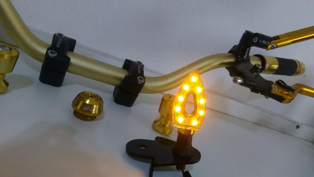 Kit Gold Special, Black, Red, Blue honda Del rey , Prata niquelado - Foto 8