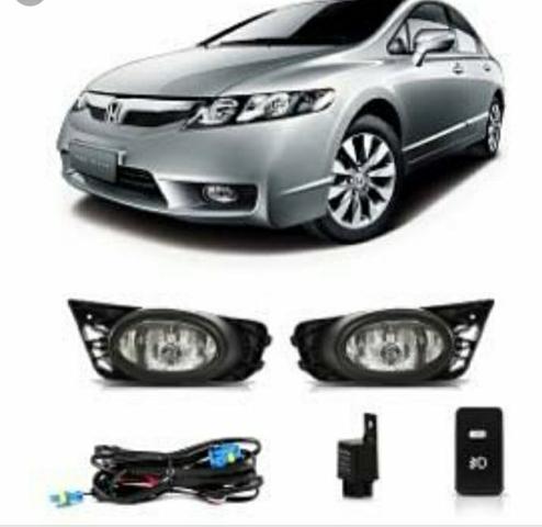 Kit farol de milha do civic ,corolla ,golf,etios e outros