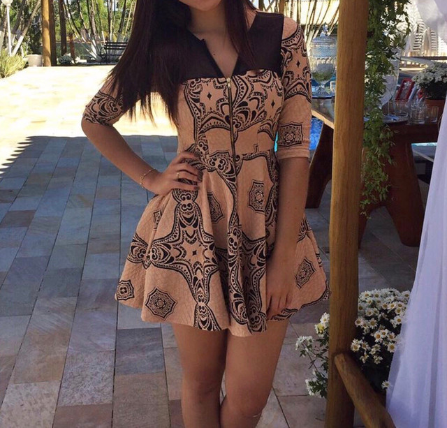 Vestido nude miss misses