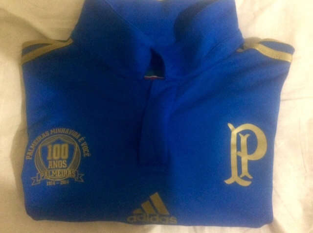 Camisa do Palmeiras centenário manga longa tamanho M