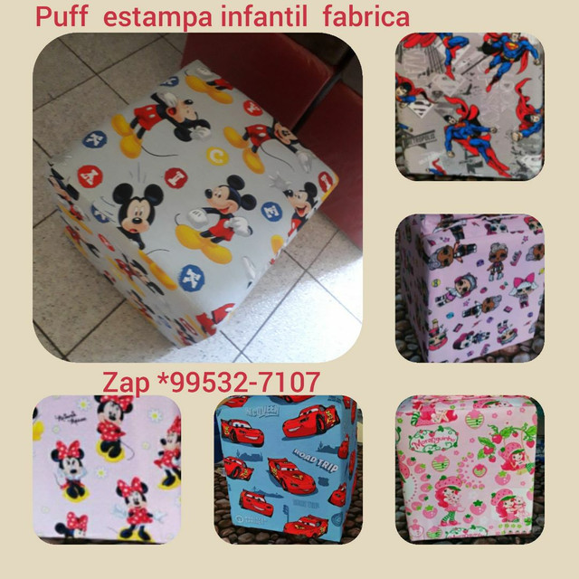 PUFF DIVERSOS **DIRETO FÁBRICA ** FRETE GRÁTIS - Foto 6