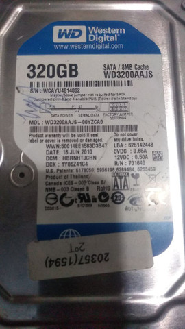 HD 320GB WD - Foto 3